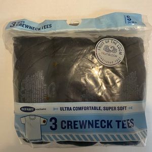 Old Navy packaged new in package Fruit of the Loom black tees Small
